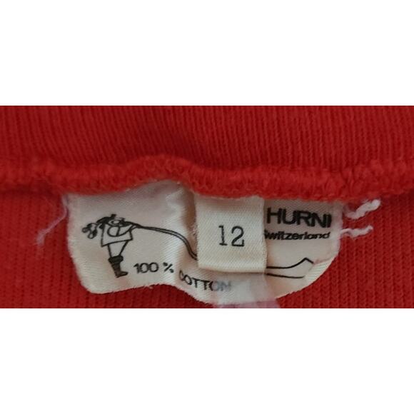 Vintage Max Hurn Red V- Neck Long Sleeve Pullover Velour Blouse Women's Size 12 - Picture 7 of 13